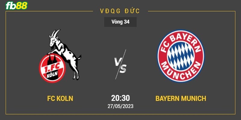 Thông tin chung về FC Koln và Bayern Munich