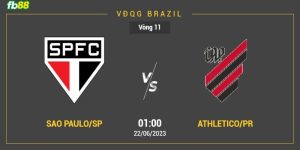 Thông tin chung về 2 đội Sao Paulo và Athletico-PR